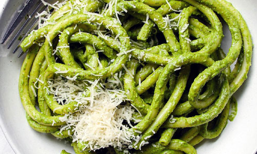 Spinach Basil Pasta
